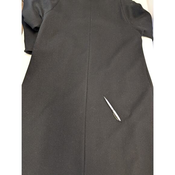 Vintage Jad Coat 14 Petite Black Wool Over Opera Dress Evening Formal Long USA - Picture 13 of 14